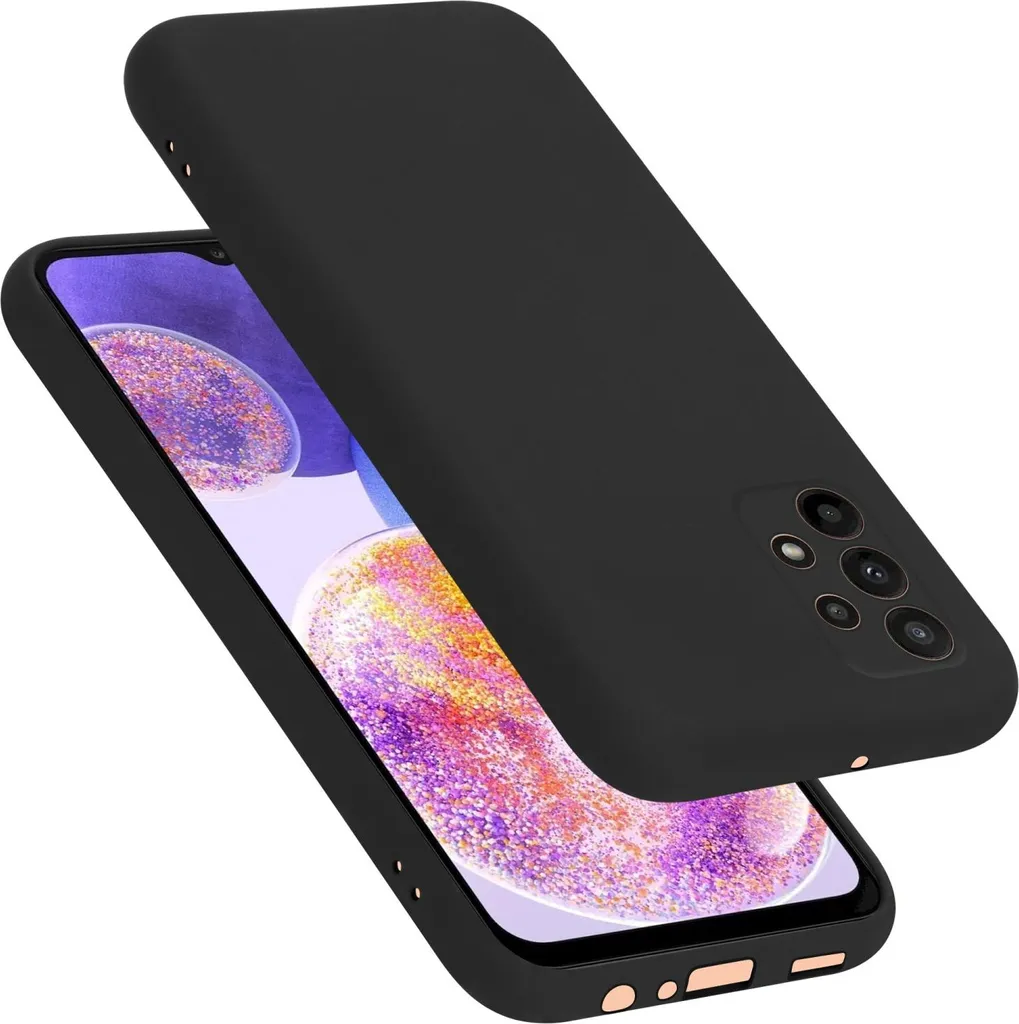 Cover Samsung A23 5G Cadorabo - Custodia in TPU Morbido Nero Opaco