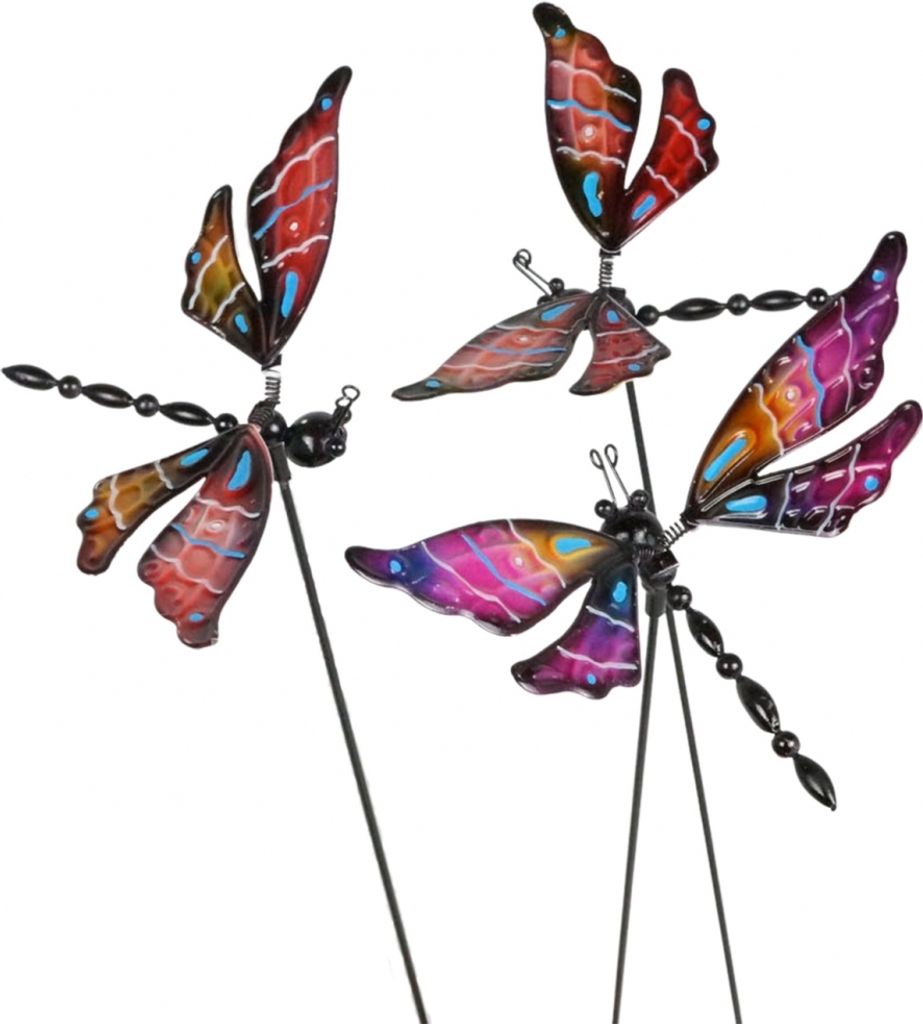 Gartenstecker Libelle 3er Set ca. 55 cm - Gartendekoration