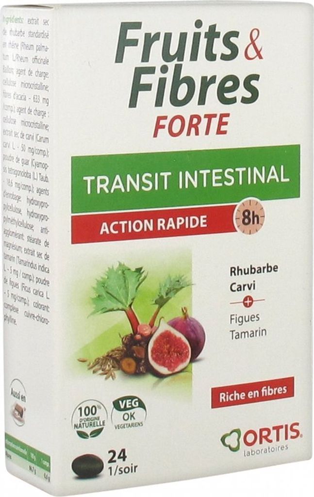Ortis Fruits & Fibers Forte 24 Tabletten Produktbild 