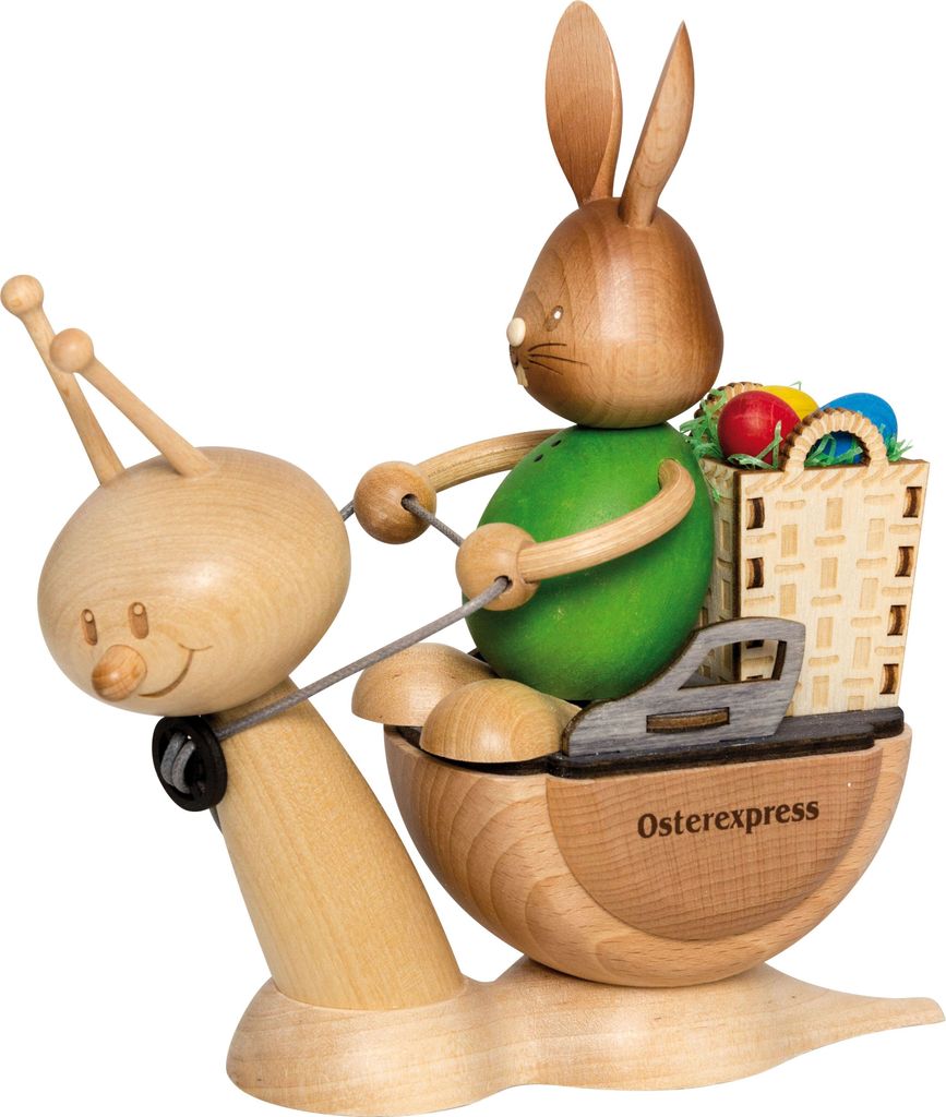 Drechslerei Kuhnert - Dekofigur aus Holz - Hase Stupsi Produktbild 