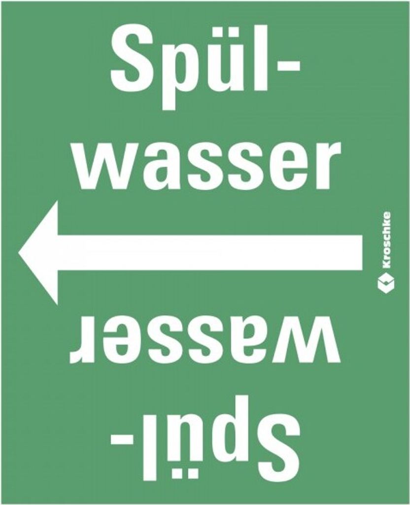 Dreifke Rohrleitungsband Spülwasser, praxisbewährt, ab Ø 50mm, grün/weiß, 33...