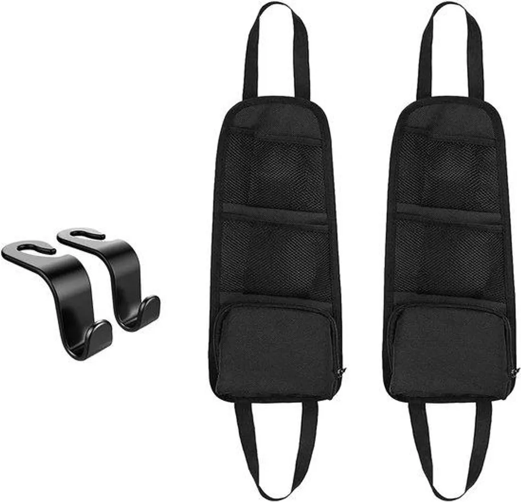Accessoire de rangement siège auto pour voyages et trajets en famille