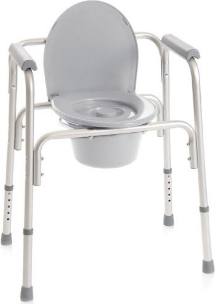 Moretti 4-in-1 Toiletten- und Duschstuhl - mit klappbaren Produktbild 