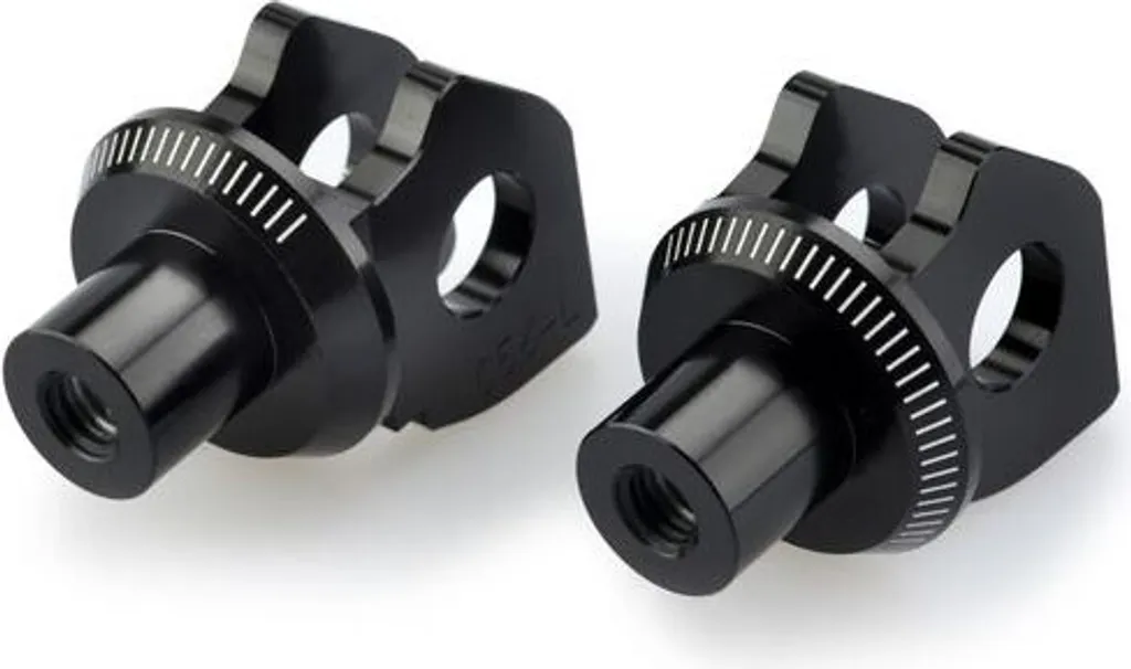 Repose-pieds PUIG 9617N Noir : Adhérence Maximale pour Kawasaki Vulcan S