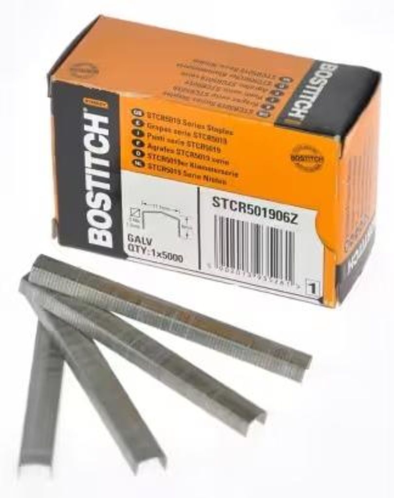 Agrafes STCR H.12 mm - Boîte de 5000 pièces - BOSTITCH - Image du produit 