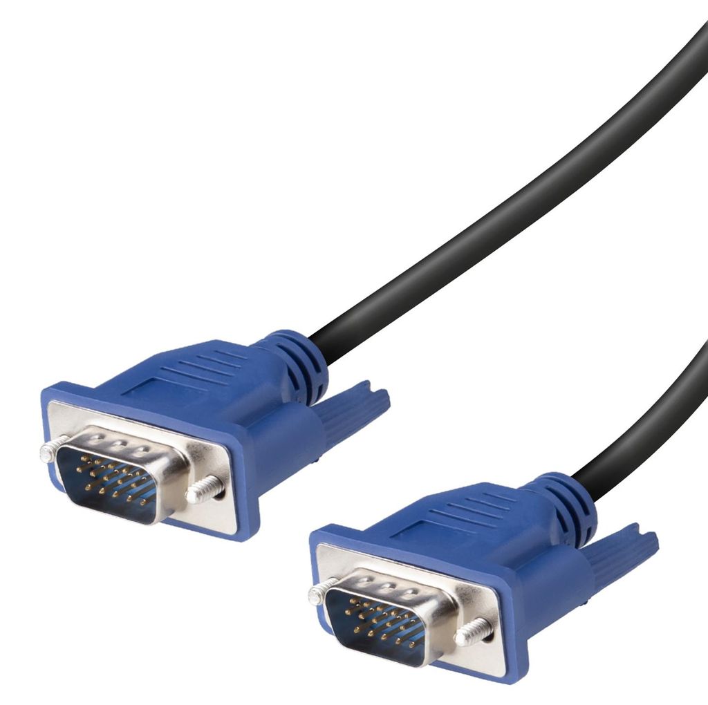 3 m hochauflösendes VGA-Kabel (Stecker auf Stecker) für Monitore und Projektoren