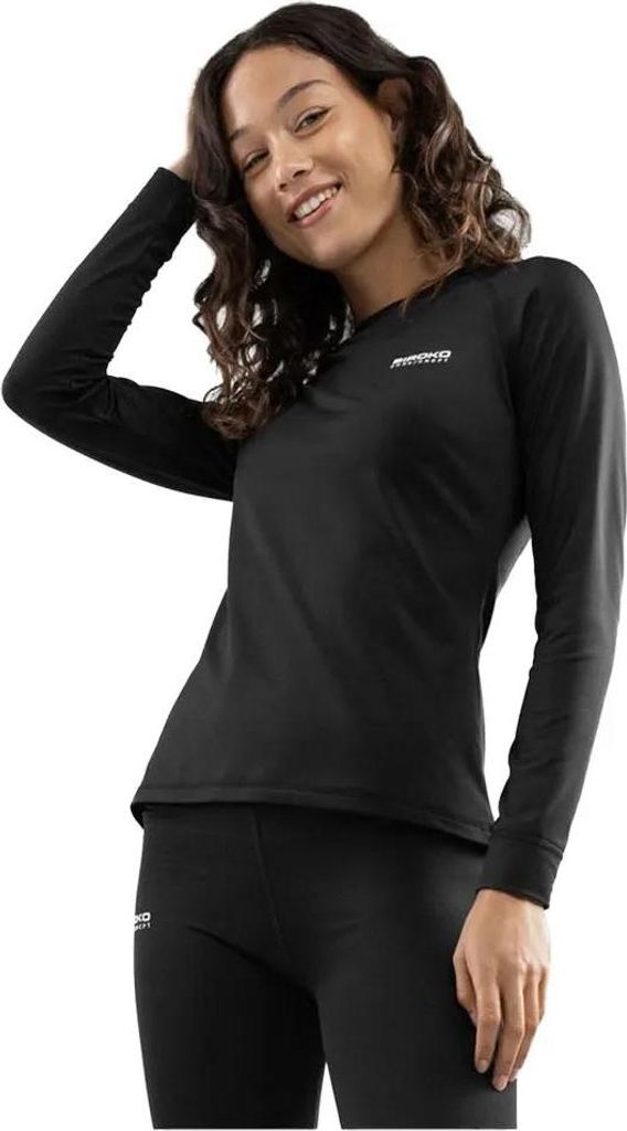 Siroko Core Aletsch Top Langarm-baselayer Schwarz S Damen Schwarz S