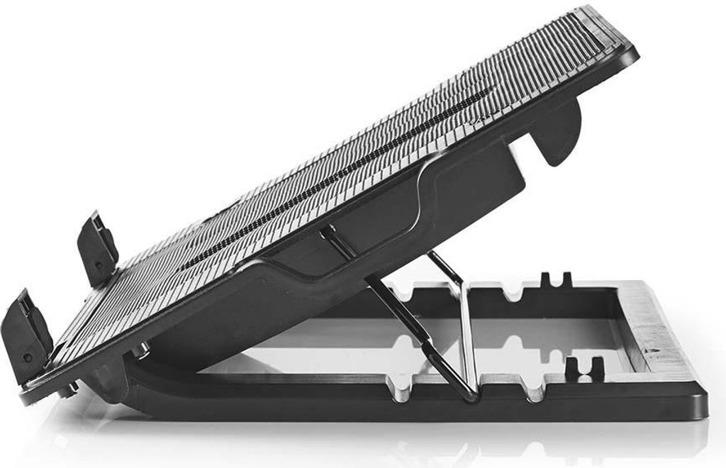 Notebook-Ständer | Anzahl der Lüfter: 2 | USB-Stromversorgung | Anzahl der Winkel: 4 | 18 " | 1200 rpm | LED