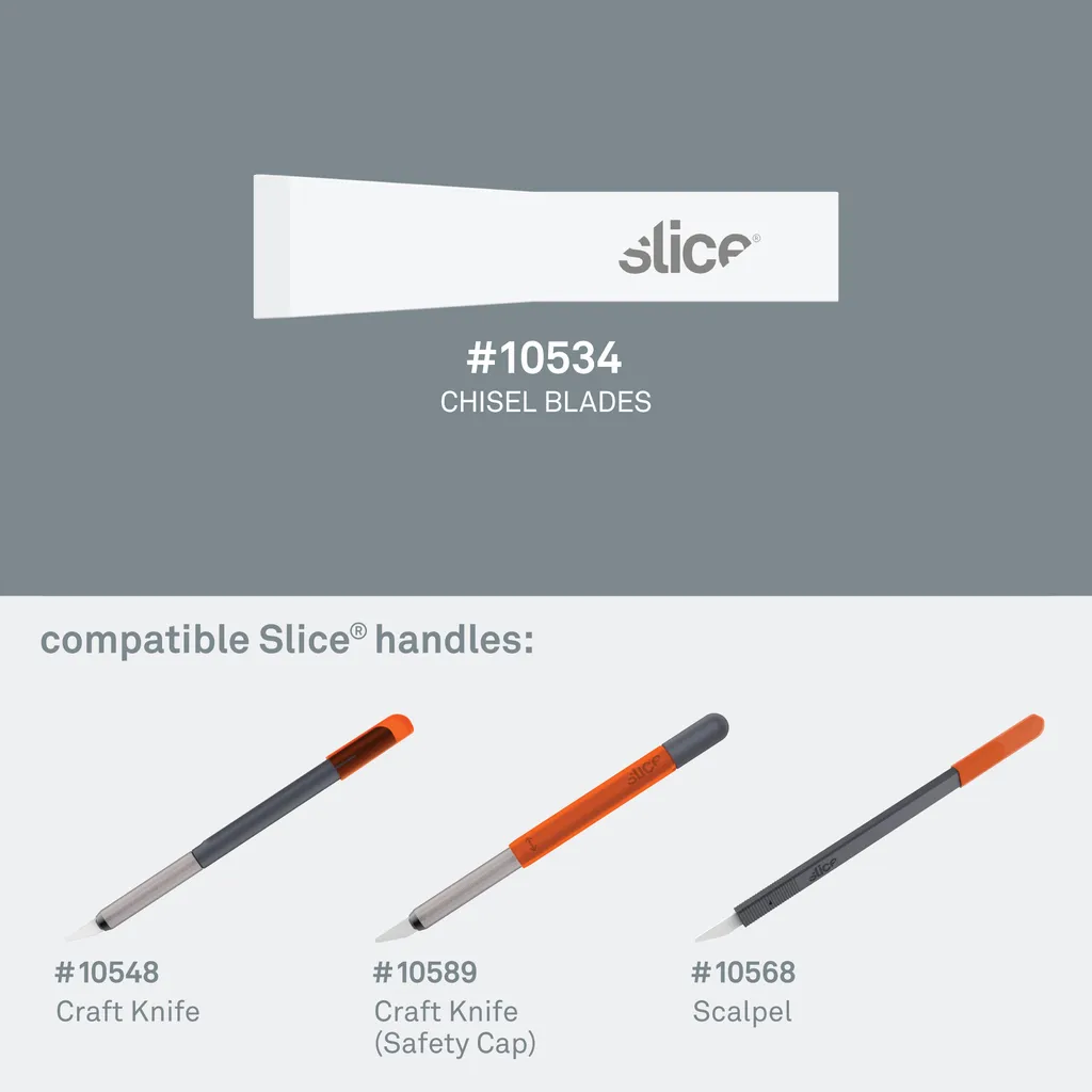 Slice 10534 Ceramic spare blades, chisel blade 4 pc(s) - 7