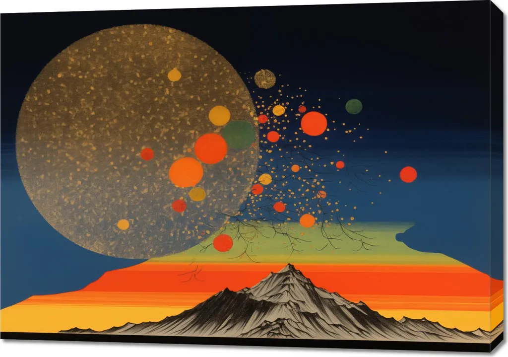 Impression Grand Format An Licht 100 x 70 cm Qualité Galerie d'Art