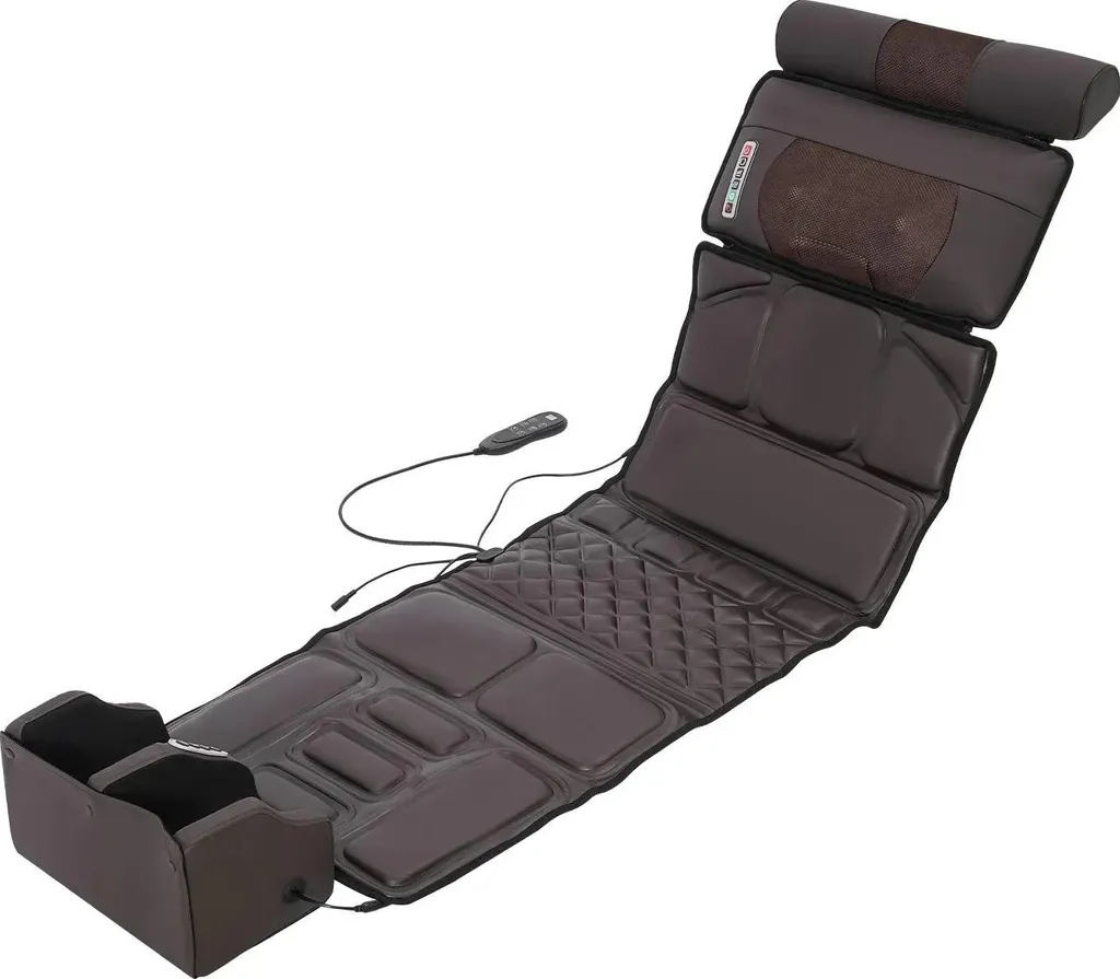 Soulagement mal de dos : siège de massage vibrant 36W cuir avec minuterie