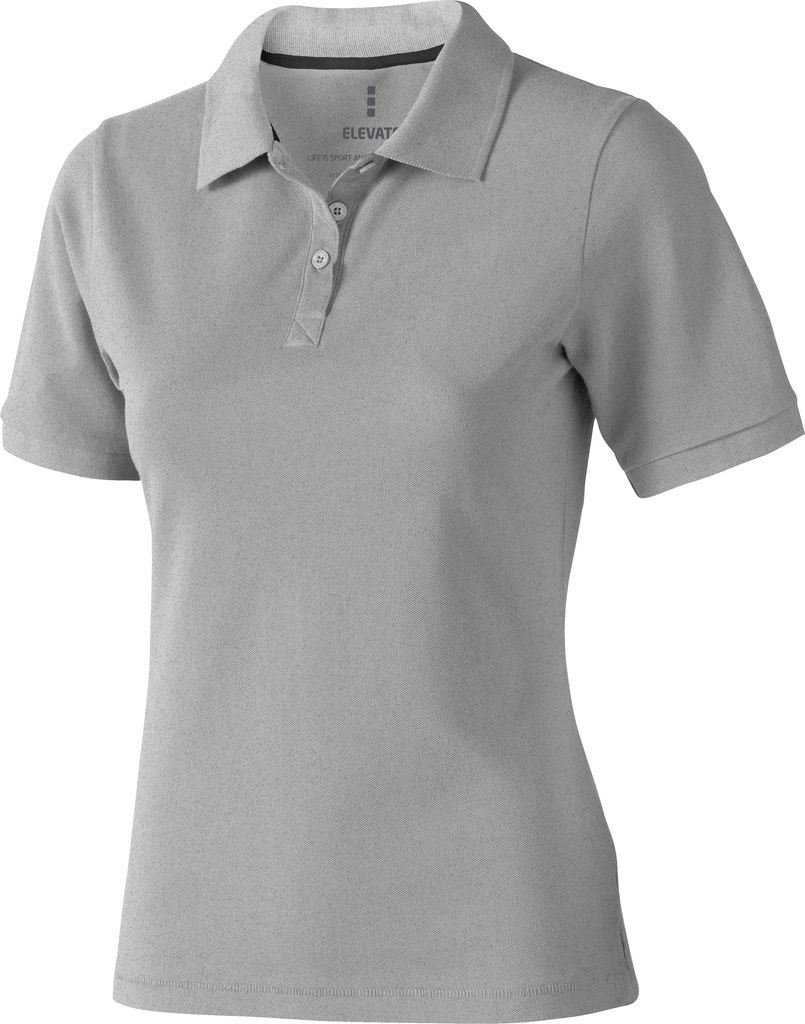 Elevate Calgary Kurzarm Damen Polo PF1817 (XS) (Grau meliert)