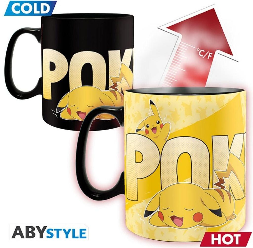 POKEMON - Pck premium Großes Glas + Becher HC + Notizbuch "Pikachu"