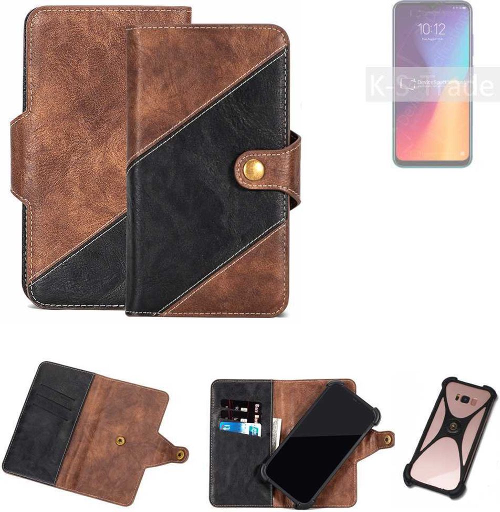 K-S-Trade Handyhülle Schutzhülle Bookstyle Case kompatibel mit Lenovo K10 Plus Klapphülle Cover Hülle Schutztasche 1x
