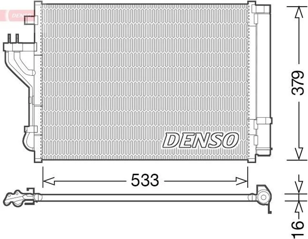 DENSO DCN41004 Condenseur de Climatisation OE 976062Y000 pour iX35