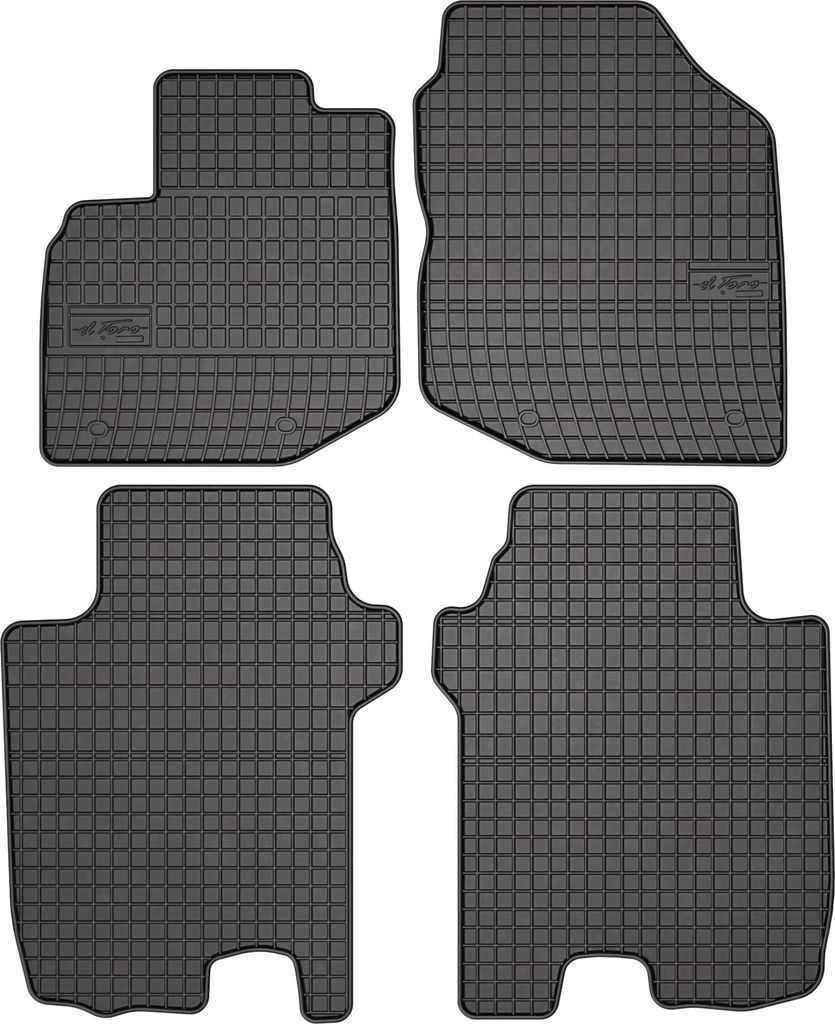 FROGUM Gummimatten Autofussmatten für Honda Jazz III 2007-2014