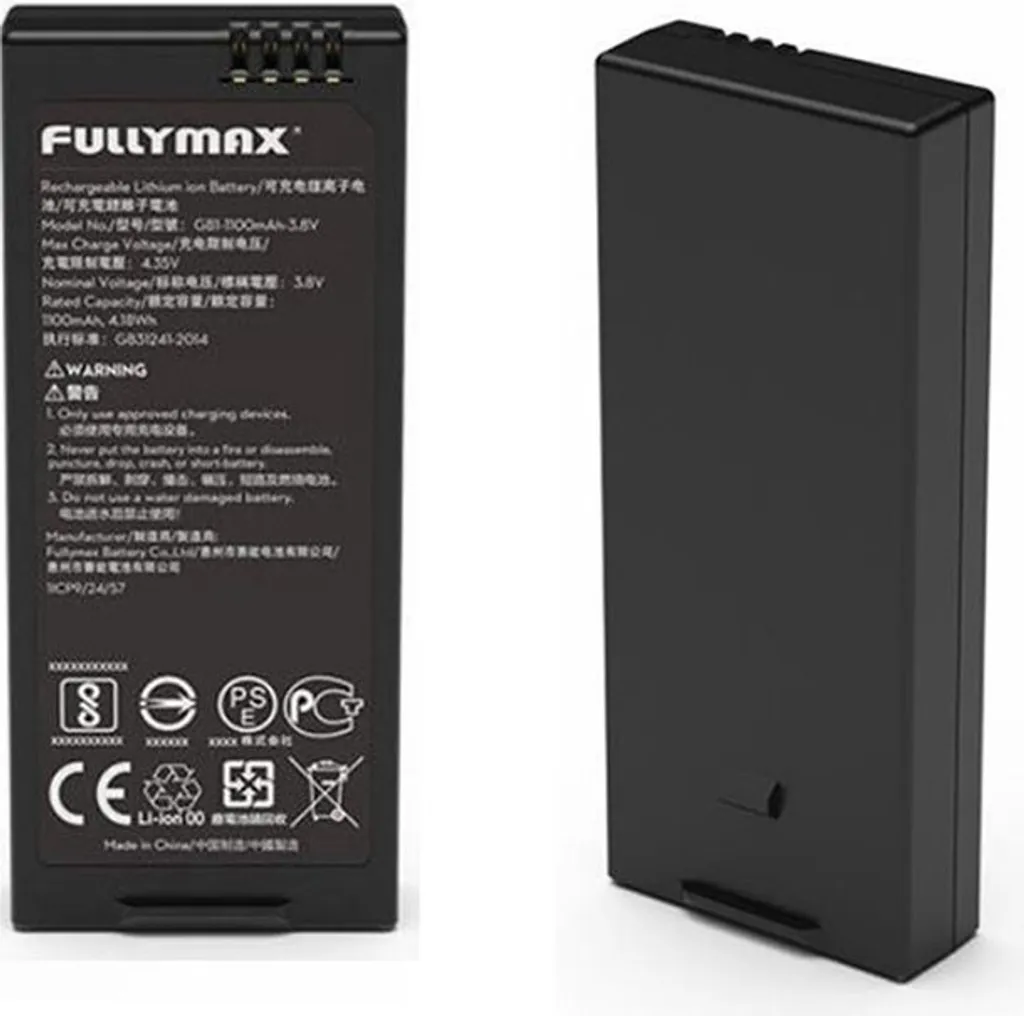 Pack 2 batteries Ryze Tello 1100mAh 3.8V : finissez-en avec les pannes