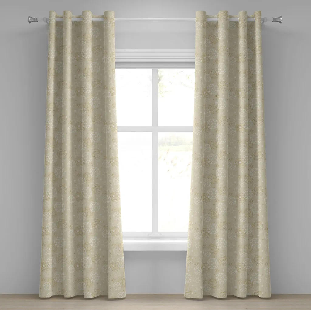 Tende ABAKUHAUS 280x245 Avorio: Stile Molecolare e Qualità Premium