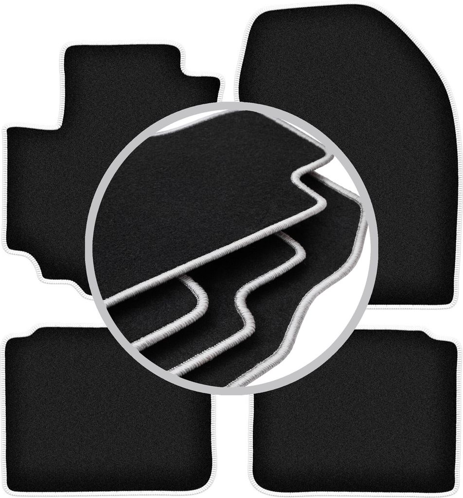 CARLUX-SILVER Autofußmatten für: Suzuki SX-4 S-Cross FL Crossover (2018-)