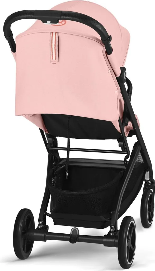 Poussette Cybex Beezy Noir Candy Rose clair - Buggy compacte et légère