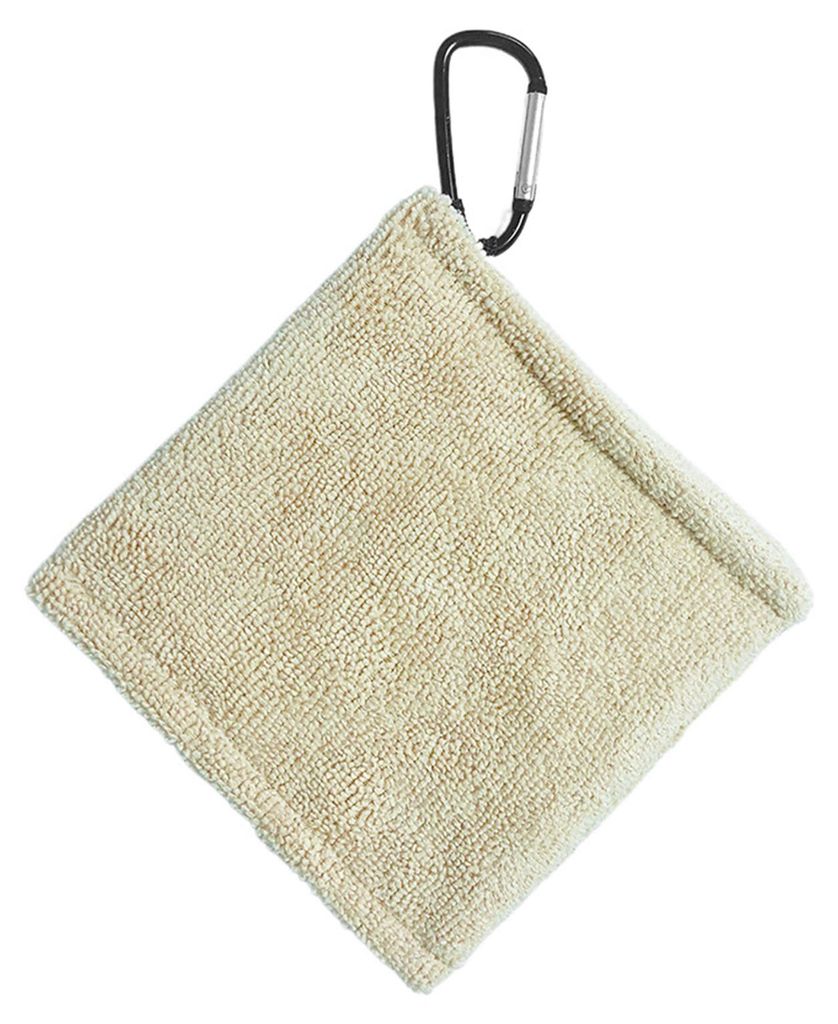 Golfball-Handtuch, kleines Taschenhandtuch mit D-Clip für Bälle und Schläger, tragbarer Golfballreiniger, Zubehör für Männer und Frauen, Übu...