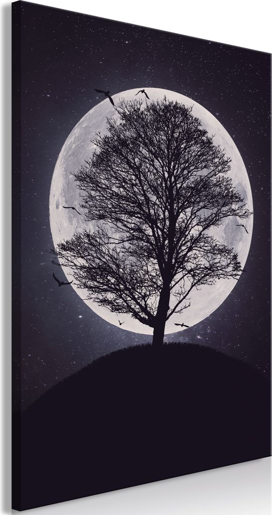 Vlies Leinwandbild - Lone Tree (1 Part) Vertical 20x30 cm Landschaften c-A-0234-b-a