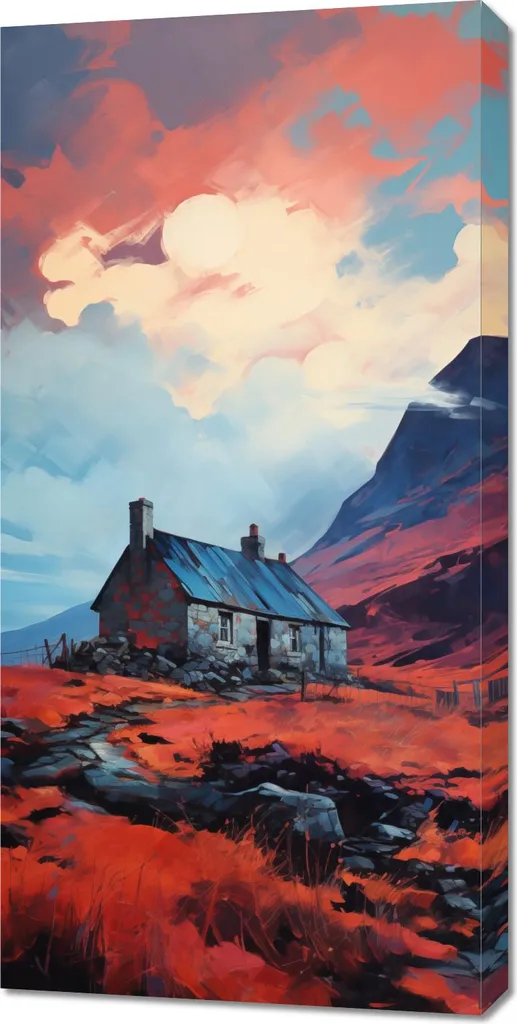 Tableau Décoratif 50x100 cm Le dernier bastion - Toile Canvas Design