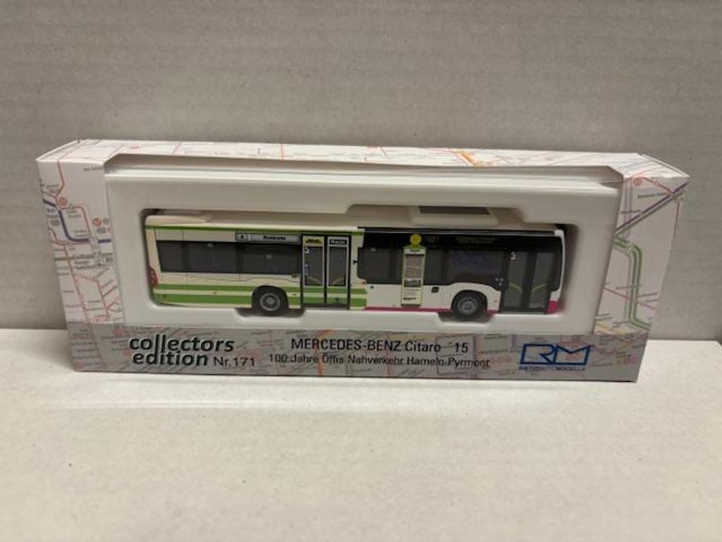 Rietze Stadtbus Citaro MB O 530 \'15 100 Jahre Öffis Produktbild 