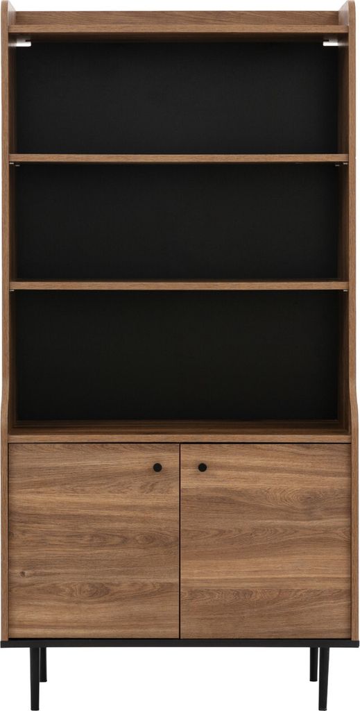 Bücherregal Bücherschrank Standregal VASINA VS06 brandy castello 80 x 160 x 45cm