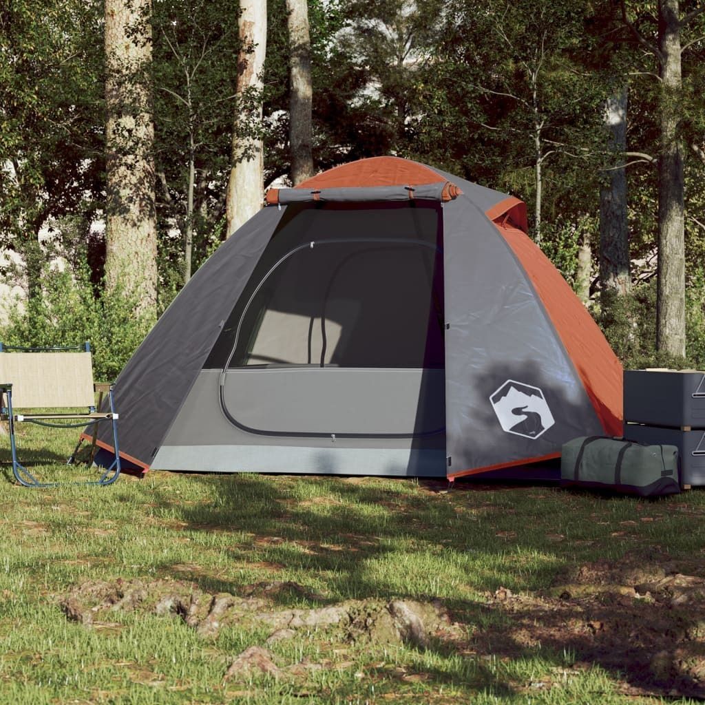 Hochwertigen Möbel Campingzelte - Orange Kuppel-Campingzelt 2 Personen Orange Wasserdicht NEU9060610