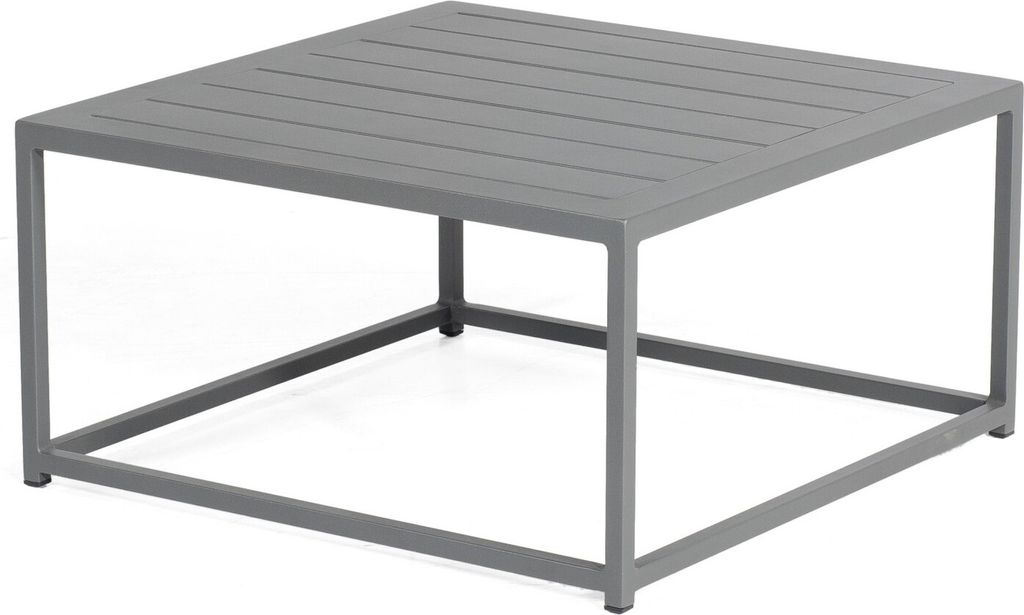 Sonnenpartner Lounge-Tisch Basic Aluminium 70x70 cm anthrazit Loungetisch Beistelltisch
