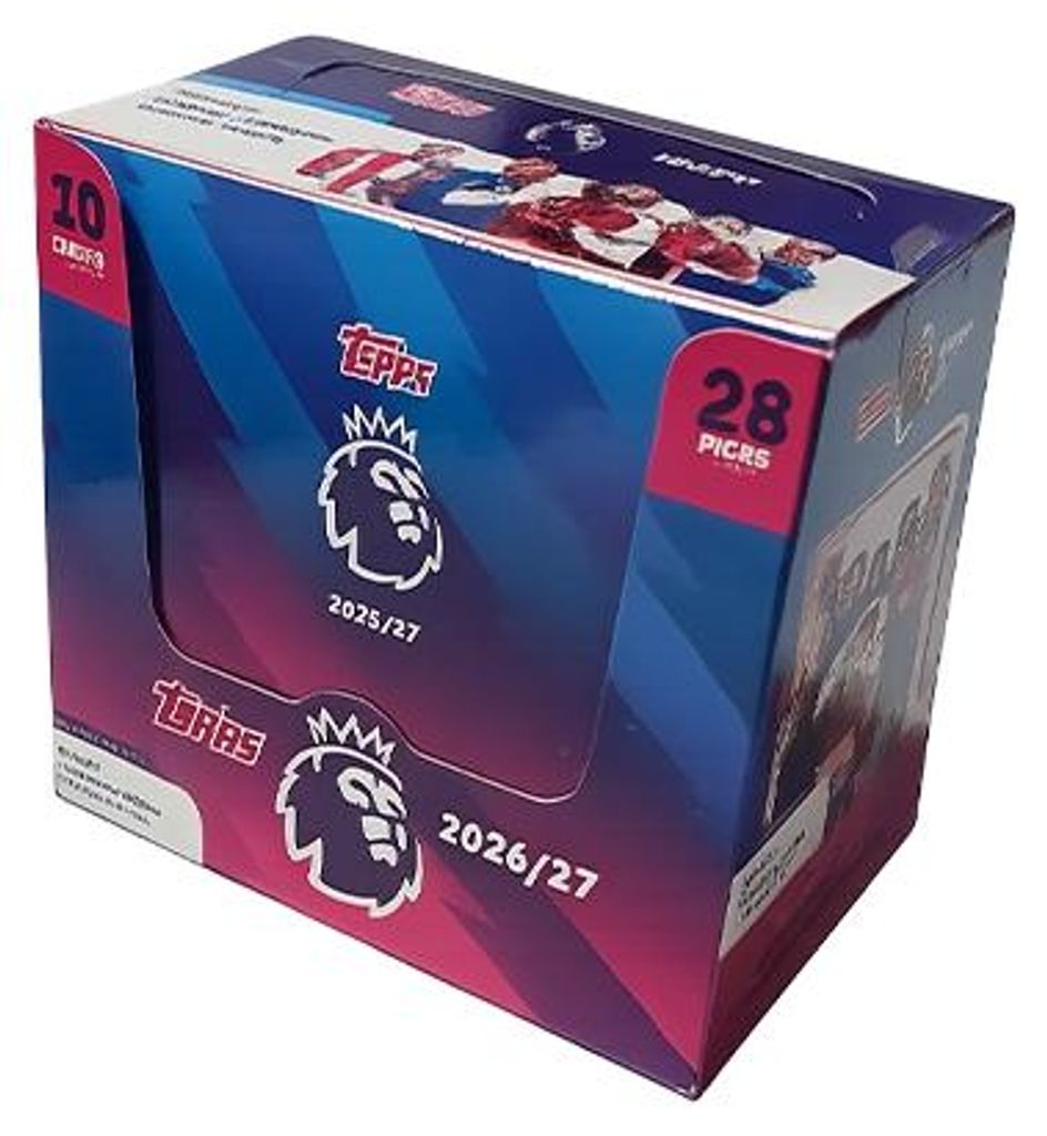 Topps Premier League Flagship Display 2026/27 mit 28 Produktbild 