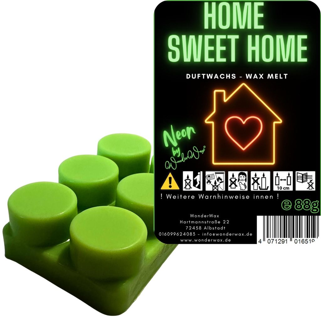 WonderWax Neon Duftriegel 6 x Duftwachs Kreise Wachsmelt Duftwachs Raumduft für Duftlampen Soja Wachs Melts Duftmelt Aroma Wellnes Kerzen Wärmer ...