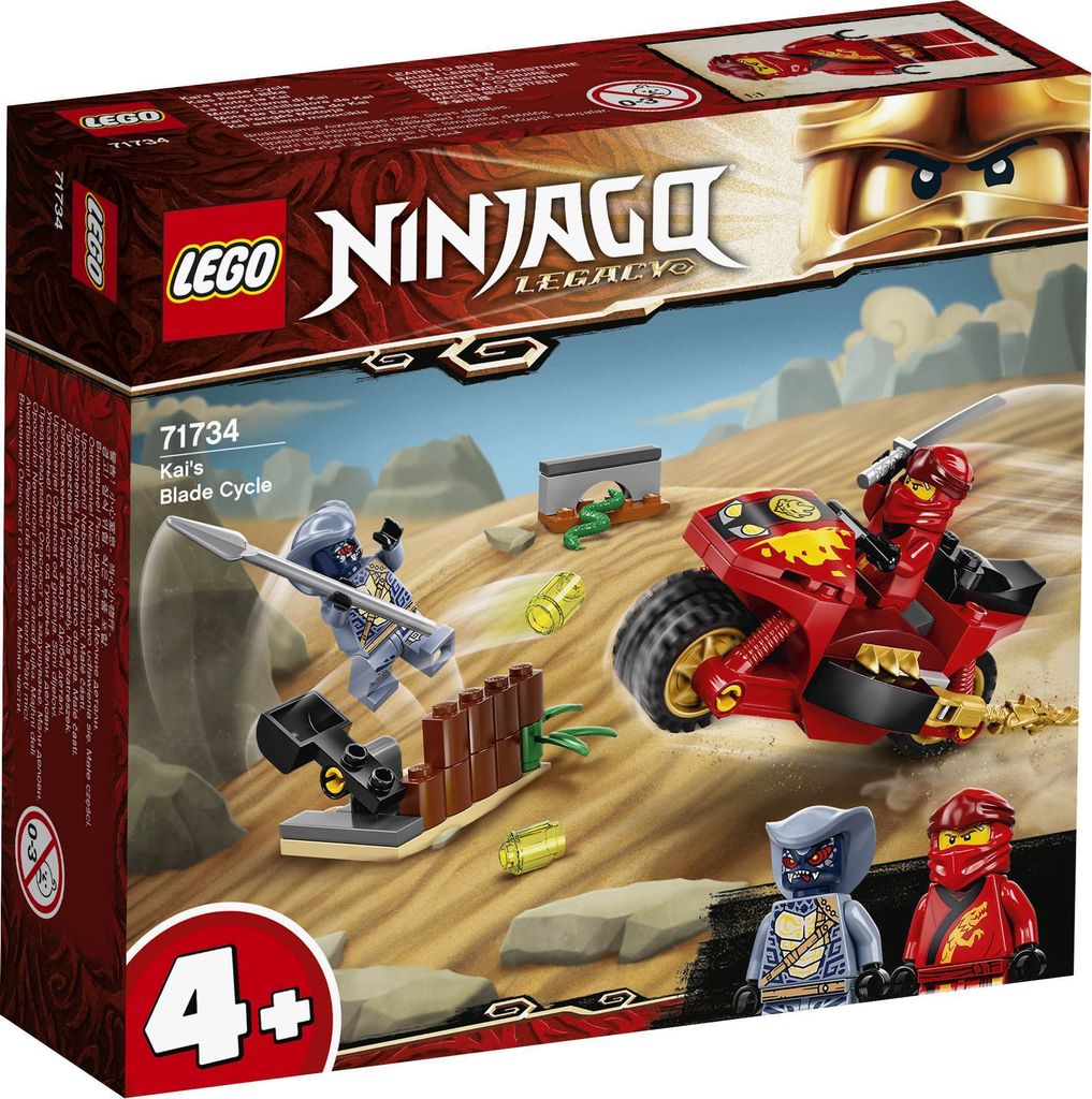 LEGO 71734 NINJAGO Kais Feuer-Bike, Set de jouets moto avec Image du produit 