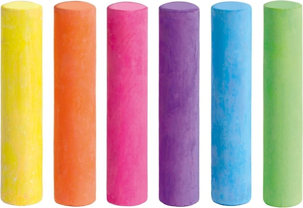 Straßenmalkreide Classcolor Street VE=12x6 Stück farbig Staubschutzbox
