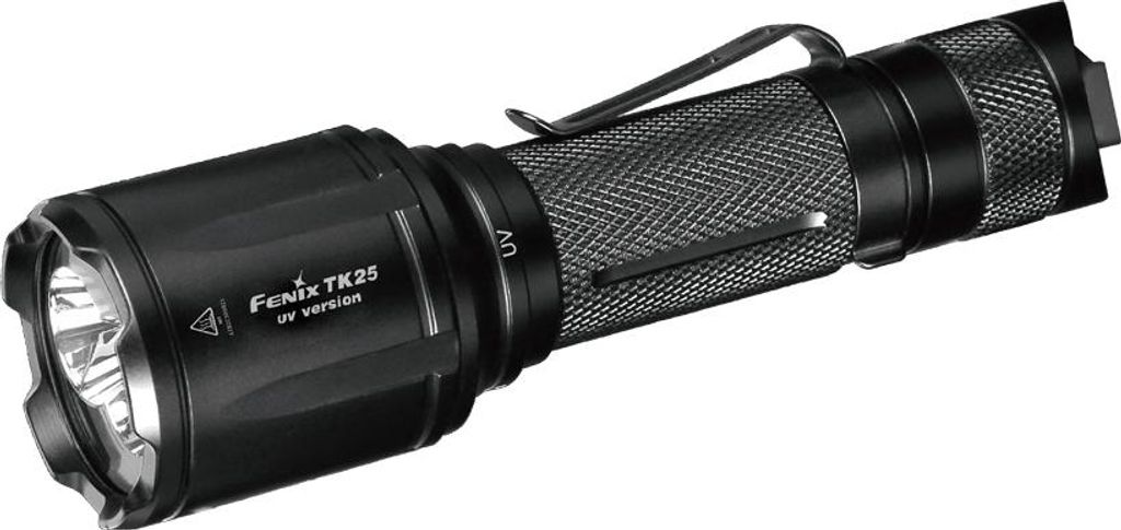 Fenix TK25 UV, Universal-Taschenlampe, Schwarz, Aluminium, 2 m, IP68, LED