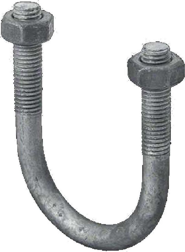 Bügelschraube / Rundbügel M8, 1/2" (21,3 mm), Produktbild 