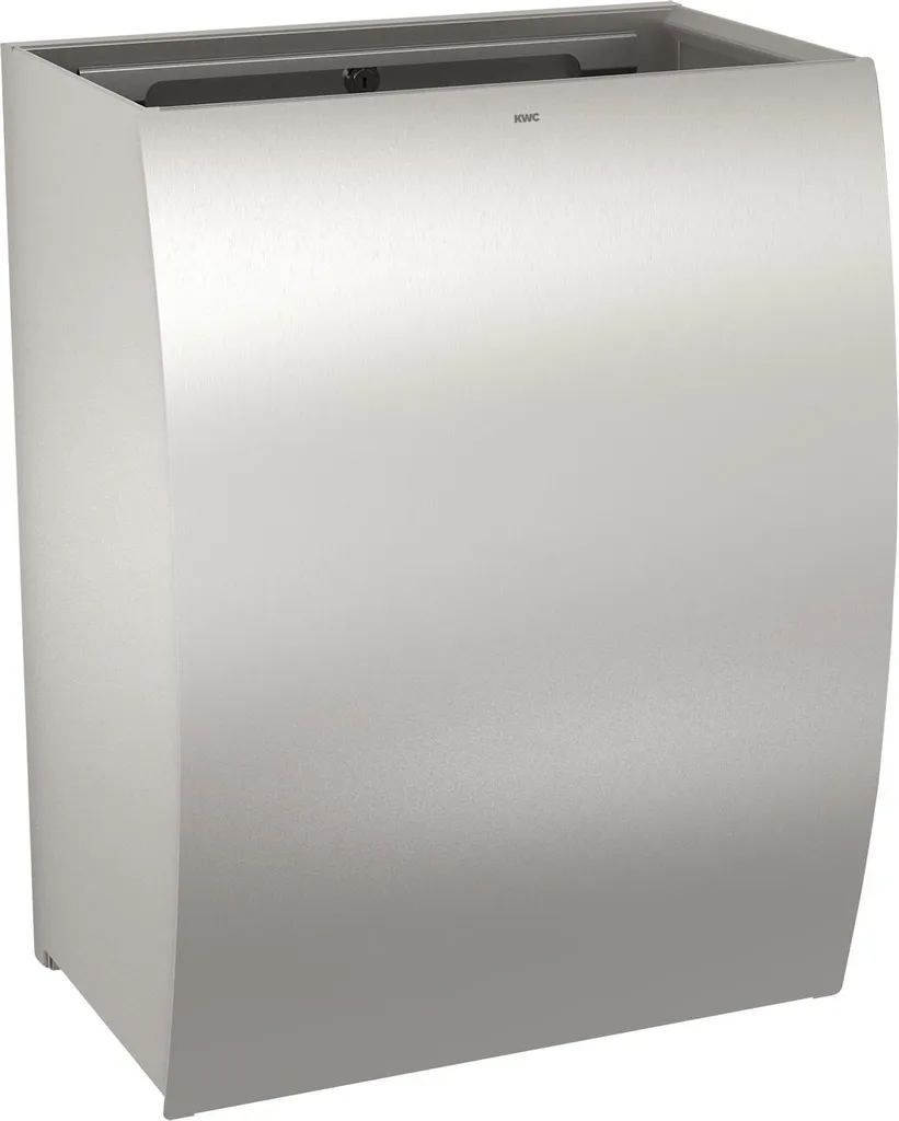 Poubelle inox 45 litres pour sanitaires publics haute fréquentation AR