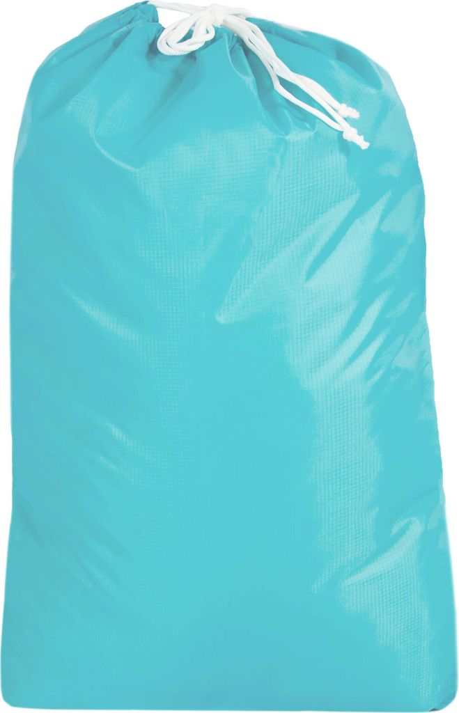 Wäschesack mit Kordelzug, 100 % Polyester, 52x75 cm, türkis