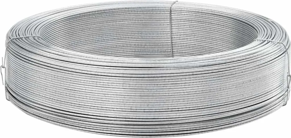 Fil de ligature pour clôture vidaXL 250m x 2mm en Acier Galva - Robuste