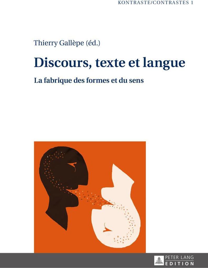 Discours, texte et langue