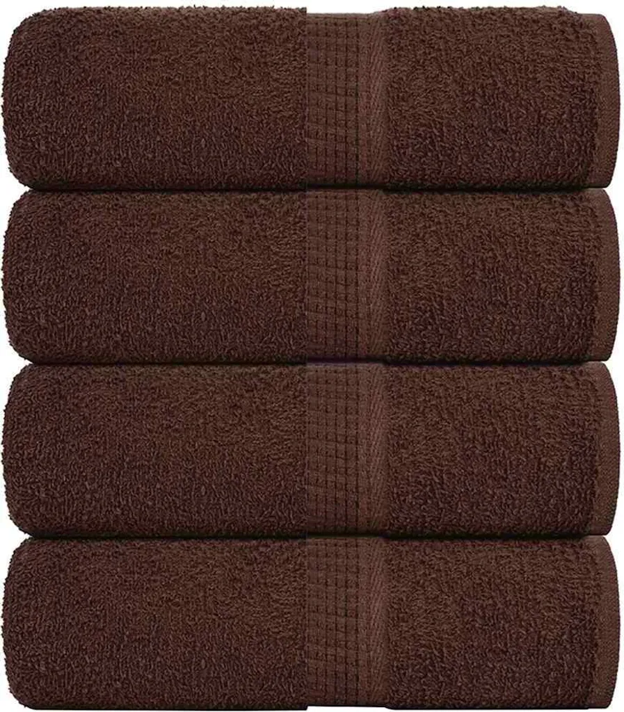 FROGN Salviette Marroni 30x30 cm in Cotone | Set 4pz 360 GSM