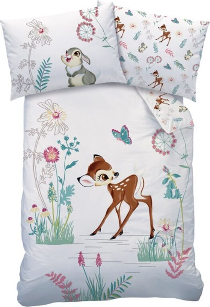 Pościel dziecięca Disney Bambi 100 x 135 cm 100% bawełna Zdjęcie produktu 