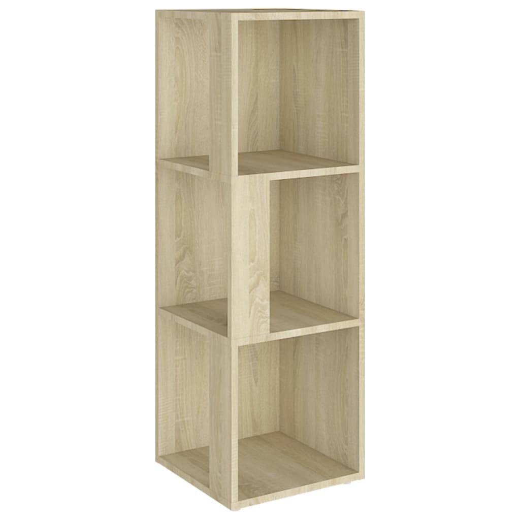 vidaXL Eckregal Sonoma-Eiche 33x33x100 cm Holzwerkstoff Produktbild 