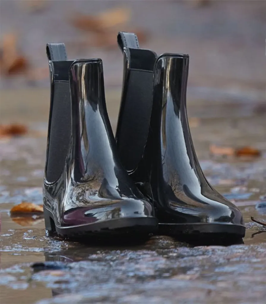 Waldhausen ELT Boots Jodhpurs Shiny Noir Imperméable - Taille 40