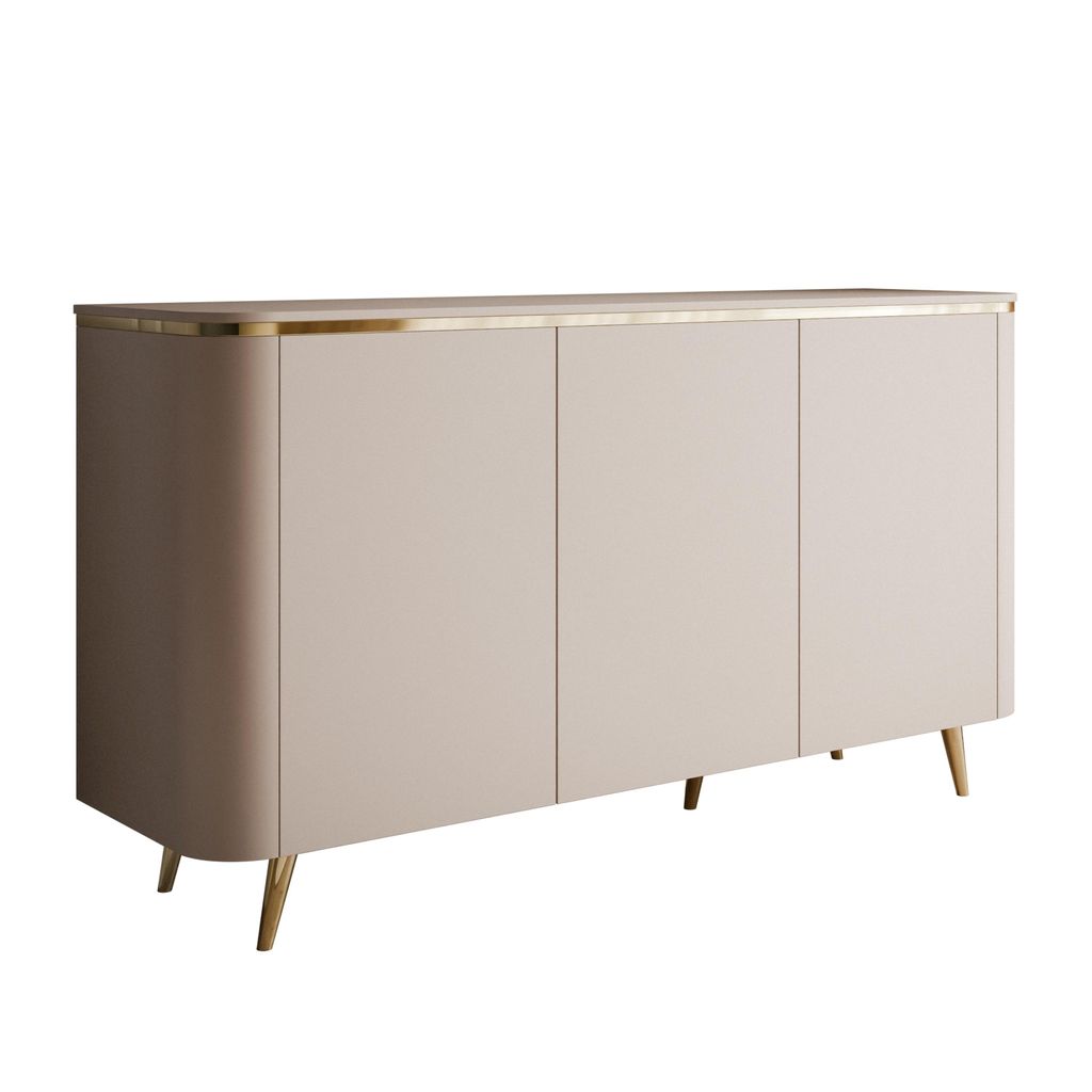Kommode AVELINE 140 cm mit LED-Beleuchtung Produktbild 