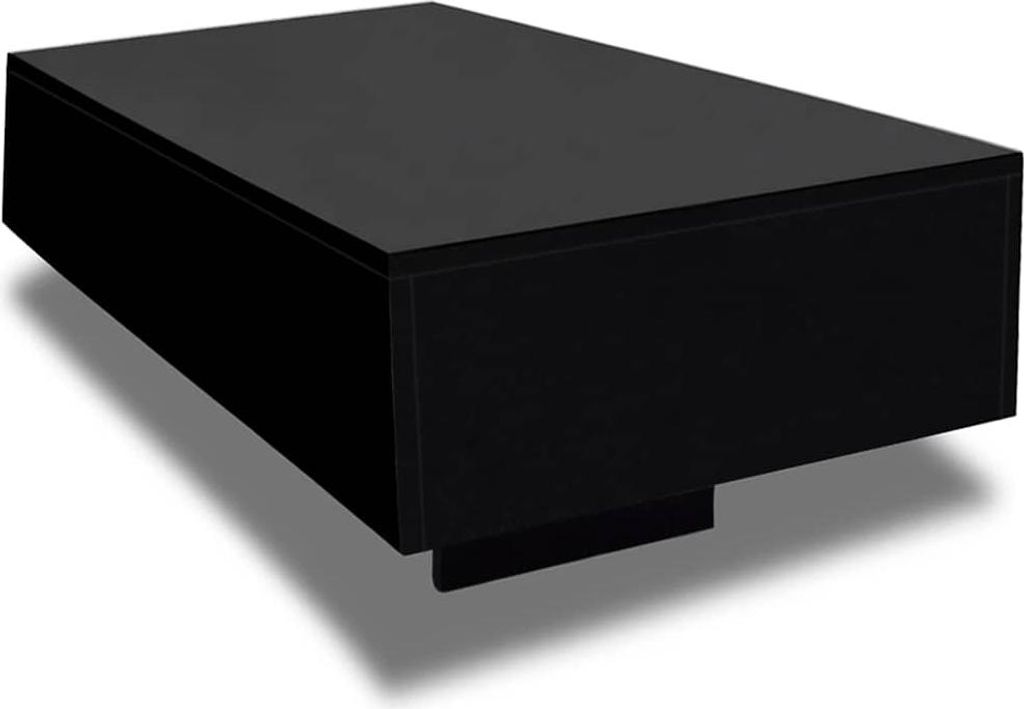 vidaXL Couchtisch Hochglanz-Schwarz Produktbild 