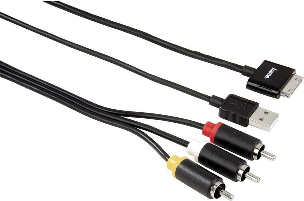 TV AV-Kabel 30-Pin Dock-Connector für iPhone/iPod/iPad