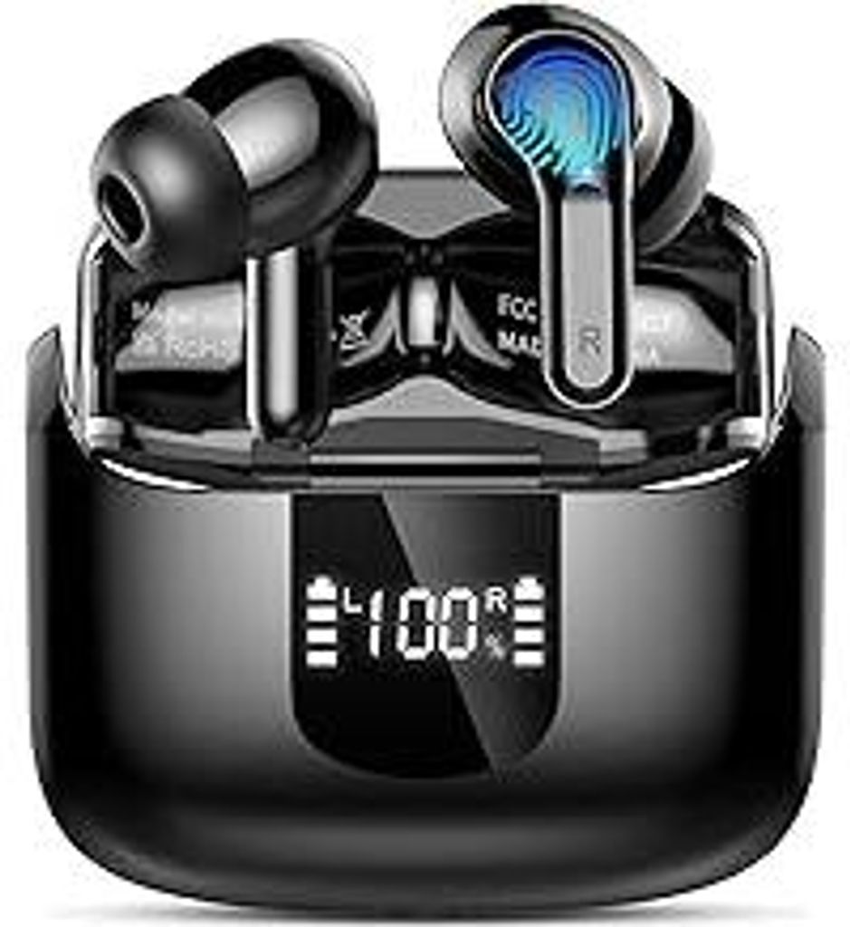 Bluetooth Kopfhörer, 50Std 2026 Kopfhörer Kabellos Bluetooth 5.4, 3D-Stereo Tiefer Bass Wireless Earbud, 4 ENC Noise Cancelling Mic, USB-C in Ear...