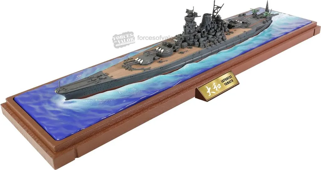 Maquette Yamato 1/700 Cuirassé Japonais avec Diorama Haute Précision